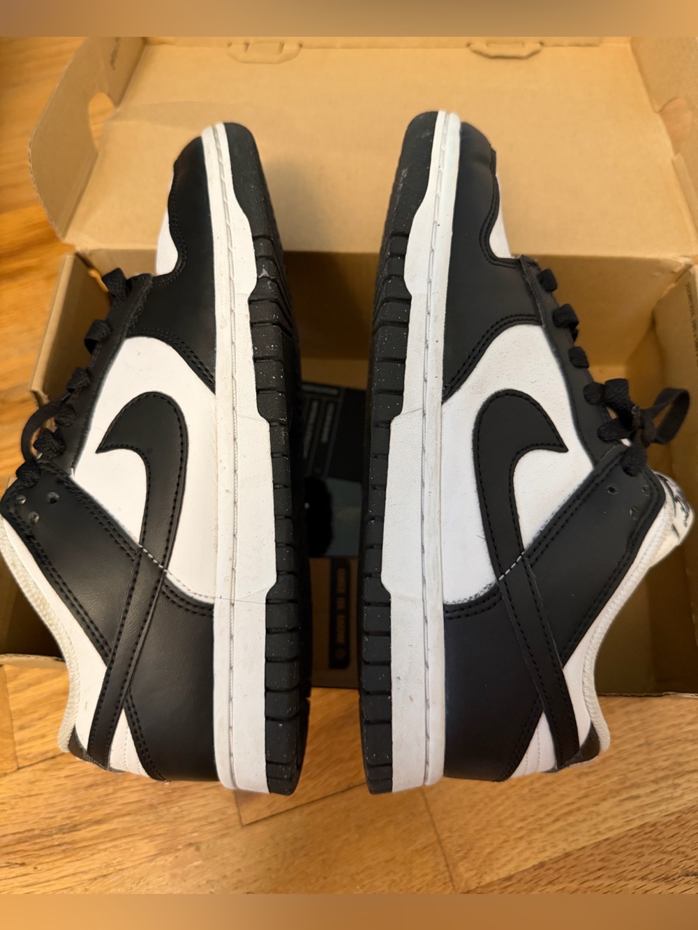 Nike Women’s Black and White Low-Top Sneakers